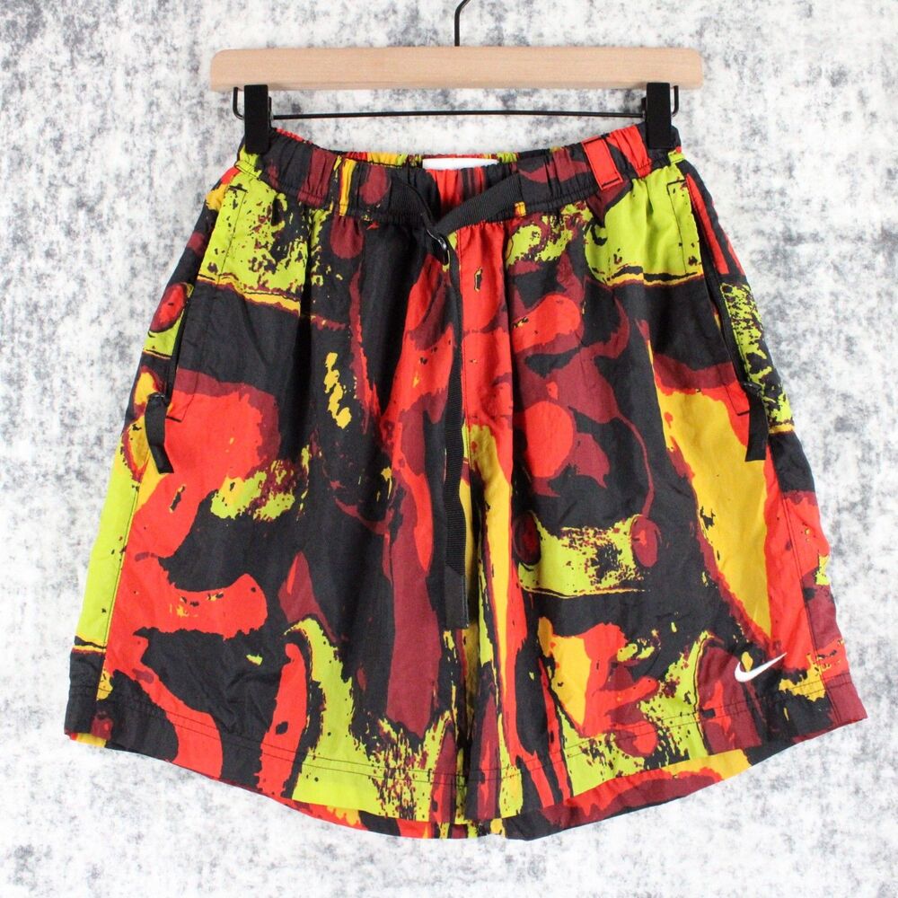 Nike DNA Huarache Poison Dart Frog Shorts Men’s XS Black Green FN0667-010